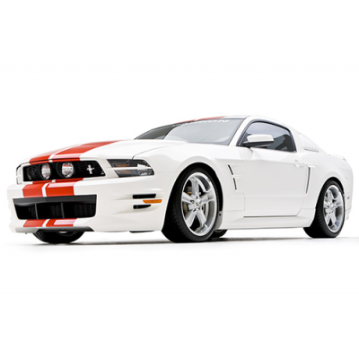 3d Carbon Boy Racer 4 Piece Body-Kit 2010-2012 Mustang GT/V6