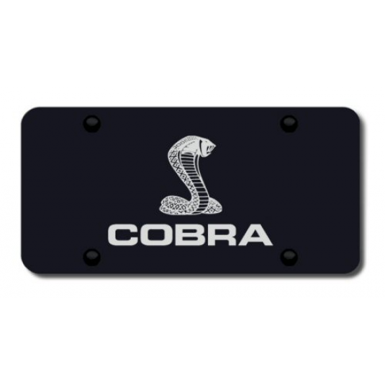 Autogold Plaque avant noir logo laser Cobra