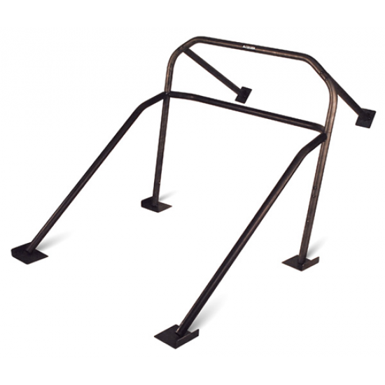 Autopower Roll Bar Drag 6 Points 1983-1993 Mustang Convertible