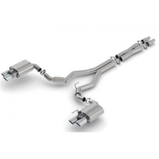 Borla S-Type Cat-Back Exhaust for 2018-2023 Mustang GT Coupe/Convertible w/Active Exhaust