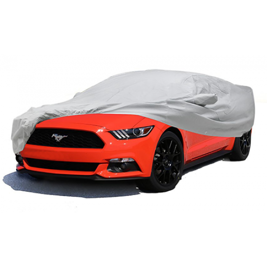 Covercraft Housse d'auto Custom-Fit 3 Epaisseurs Gris avec pochettes a mirrors Mustang Decapotable 2015 a 2026 GT/V6/EcoBoost