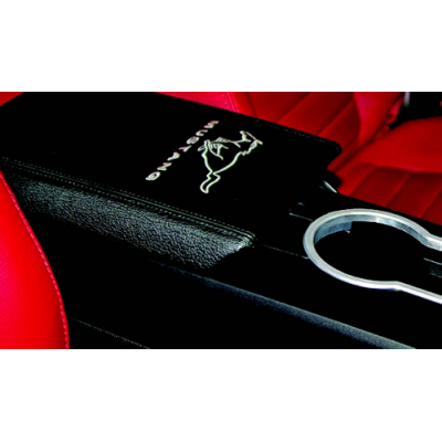 Drake Couvre Appuie Bras avec logo Cheval 2005-2009 Mustang