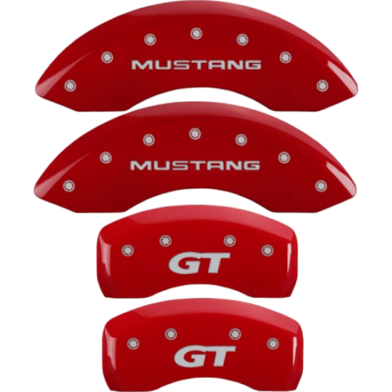 MGP Couvre Etrier Rouge logo  Mustang GT 2005-2010 Mustang GT/V6