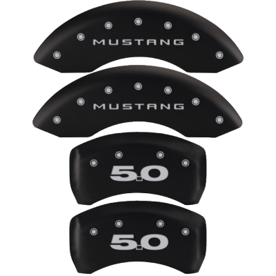 MGP Couvre Étrier Noir logo Mustang Cheval 2015-2021 Mustang GT sans Brembo