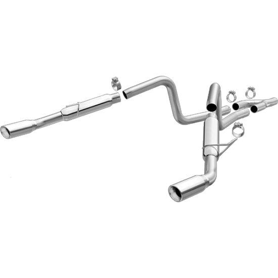 Magnaflow Competition Dual Cat-Back 2005-2009 Mustang V6 
