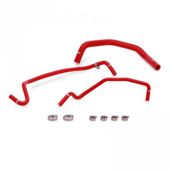 Mishimoto Boyau du système de refroidissement 3 pièces en Silicone Rouge 2015-2020 Mustang GT