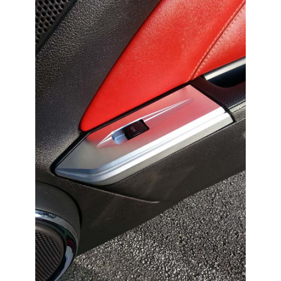 SHR Plaque d'interrupteur de Porte Chromé 2010-2014 Mustang Coupé