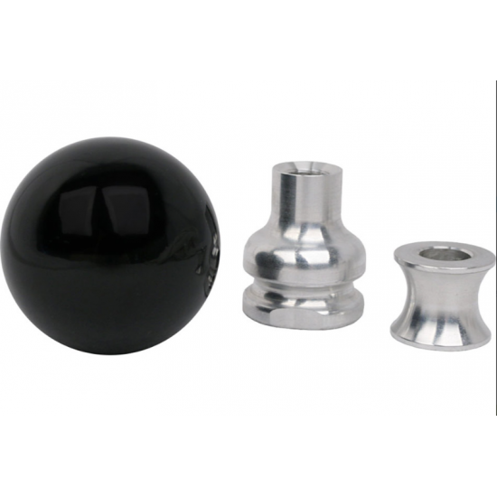 Steeda Black Shift Knob with Collar for  Mustang 1979-2004 all+ 2005-2010 with Tri-Ax Shifter